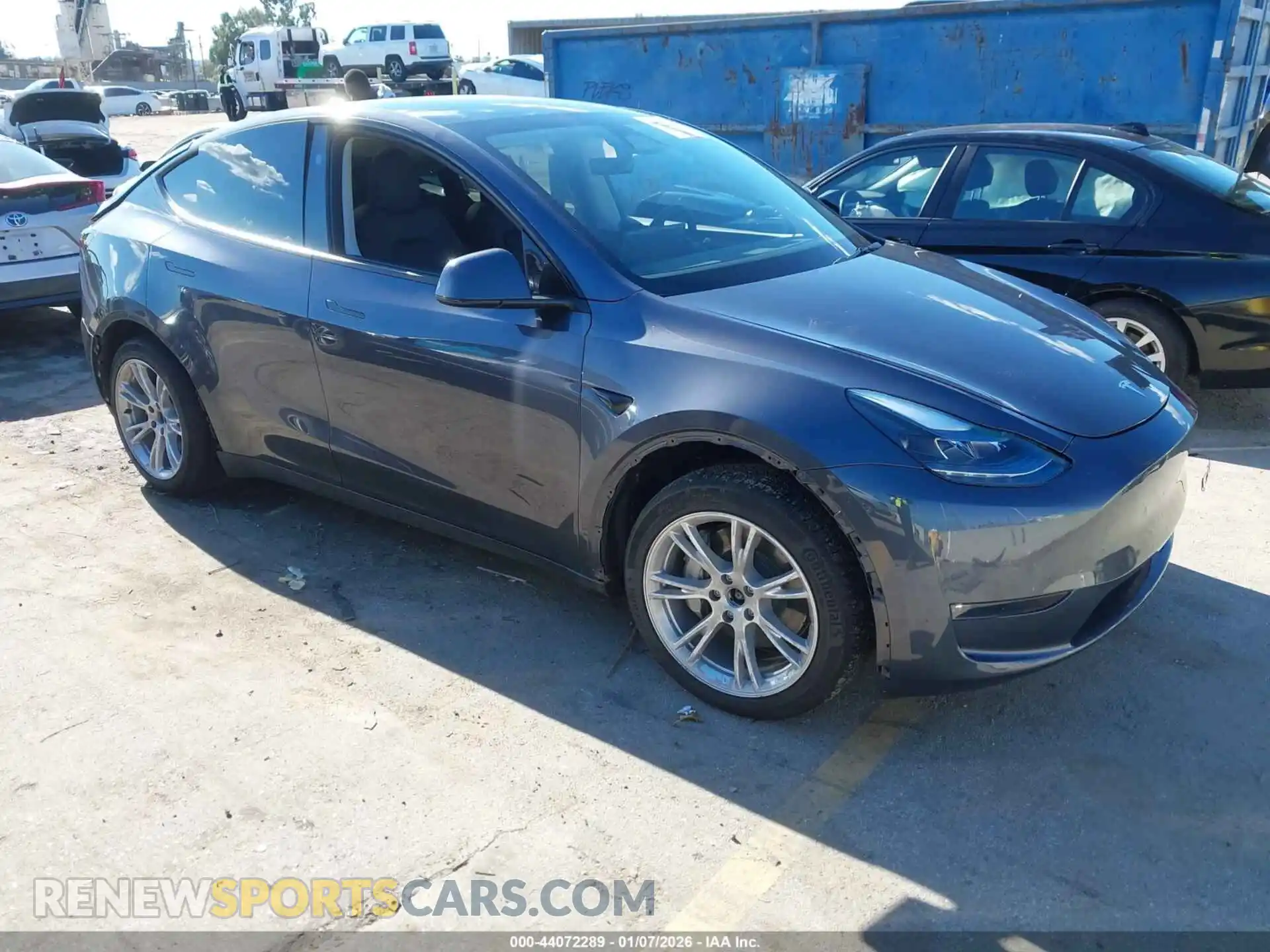 1 Фотография поврежденного автомобиля 7SAYGDEE3PF865229 TESLA MODEL Y 2023