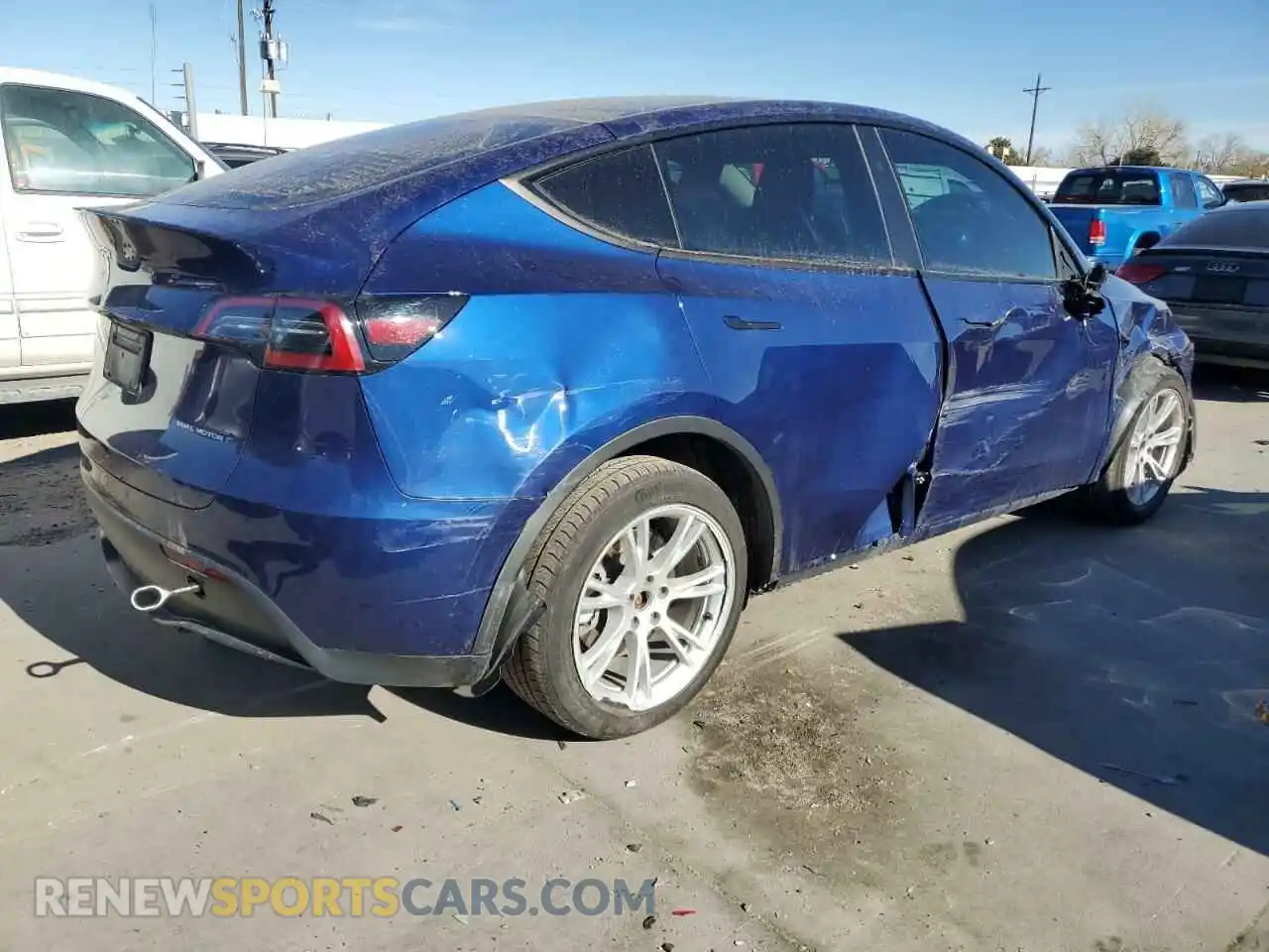 3 Photograph of a damaged car 7SAYGDEE3PF877073 TESLA MODEL Y 2023