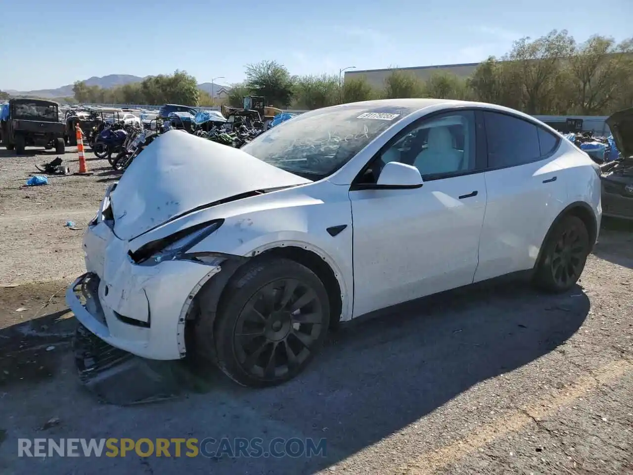 1 Photograph of a damaged car 7SAYGDEE3PF877848 TESLA MODEL Y 2023