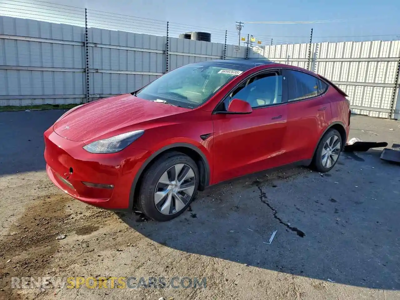 1 Фотография поврежденного автомобиля 7SAYGDEE3PF878871 TESLA MODEL Y 2023