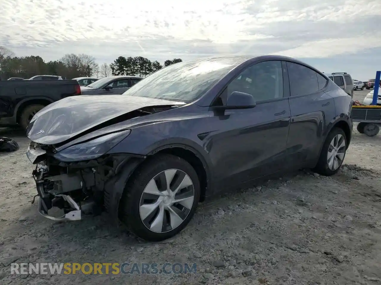 1 Photograph of a damaged car 7SAYGDEE3PF880054 TESLA MODEL Y 2023