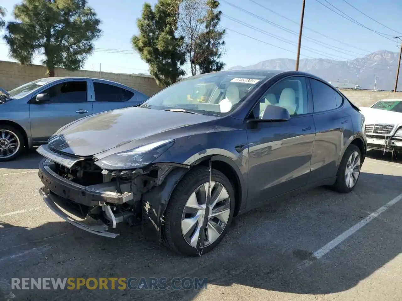 1 Photograph of a damaged car 7SAYGDEE3PF884539 TESLA MODEL Y 2023