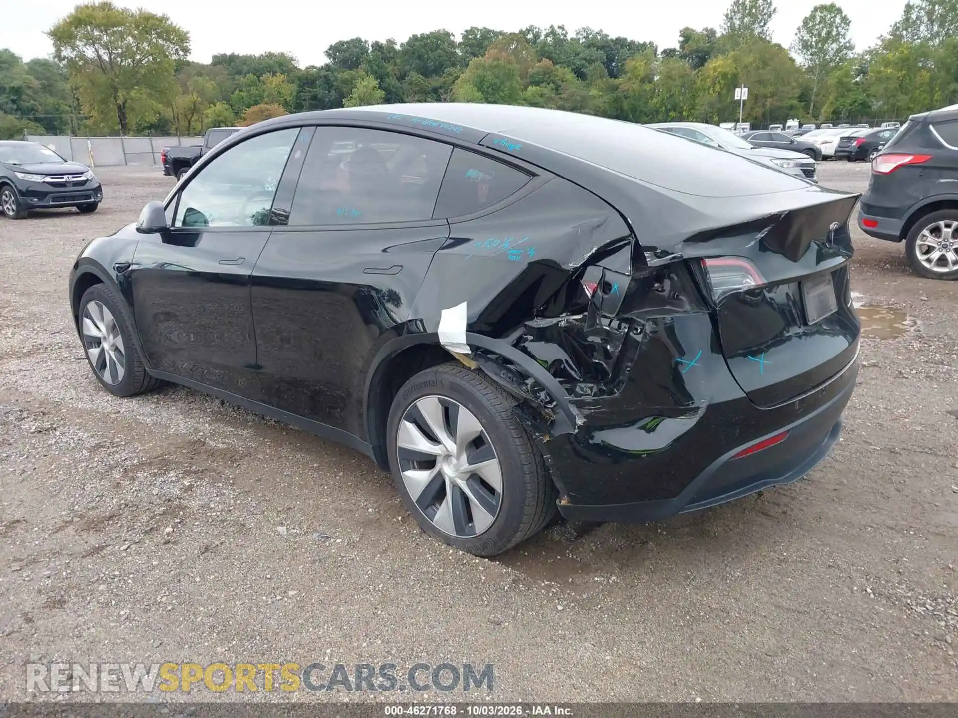 3 Photograph of a damaged car 7SAYGDEE3PF887845 TESLA MODEL Y 2023