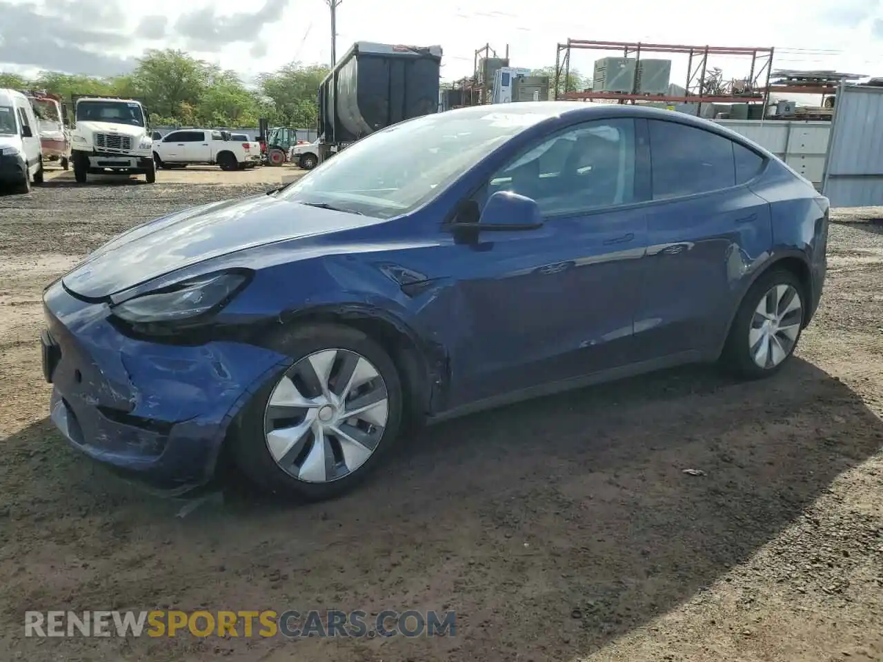 1 Photograph of a damaged car 7SAYGDEE3PF909407 TESLA MODEL Y 2023