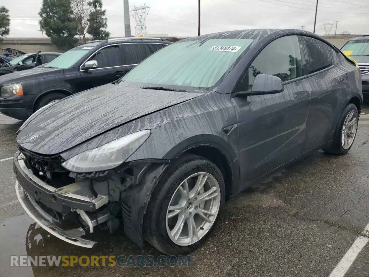 1 Photograph of a damaged car 7SAYGDEE3PF917443 TESLA MODEL Y 2023