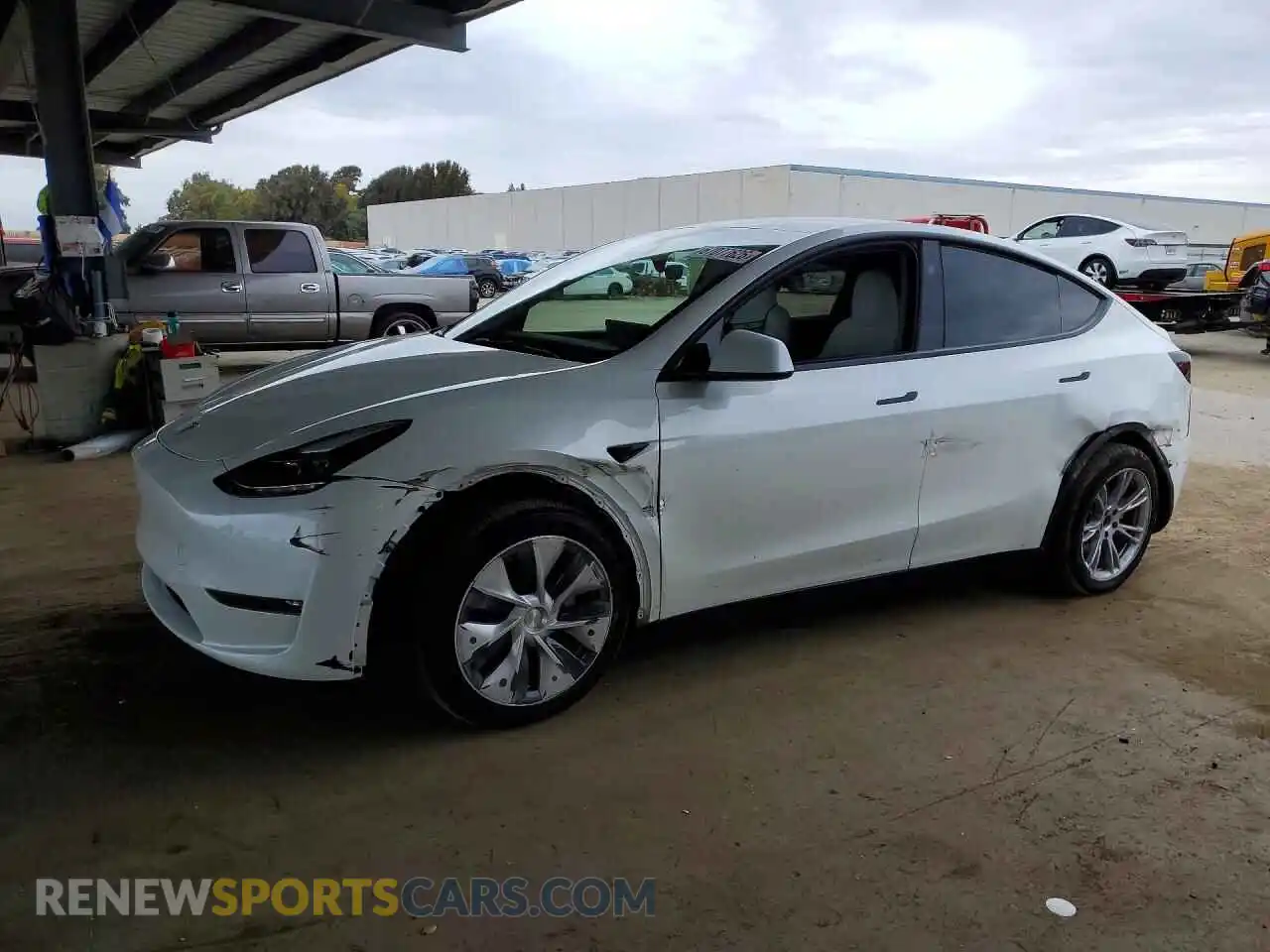 1 Фотография поврежденного автомобиля 7SAYGDEE3PF967484 TESLA MODEL Y 2023