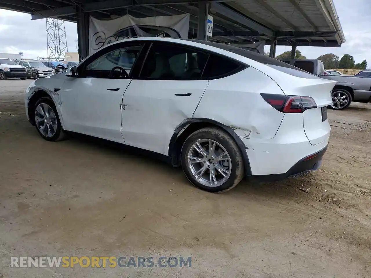 2 Фотография поврежденного автомобиля 7SAYGDEE3PF967484 TESLA MODEL Y 2023