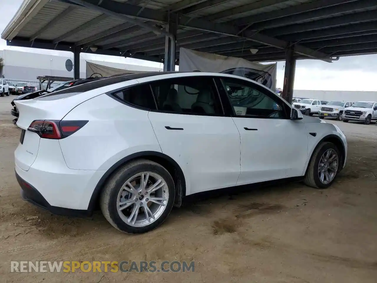 3 Фотография поврежденного автомобиля 7SAYGDEE3PF967484 TESLA MODEL Y 2023