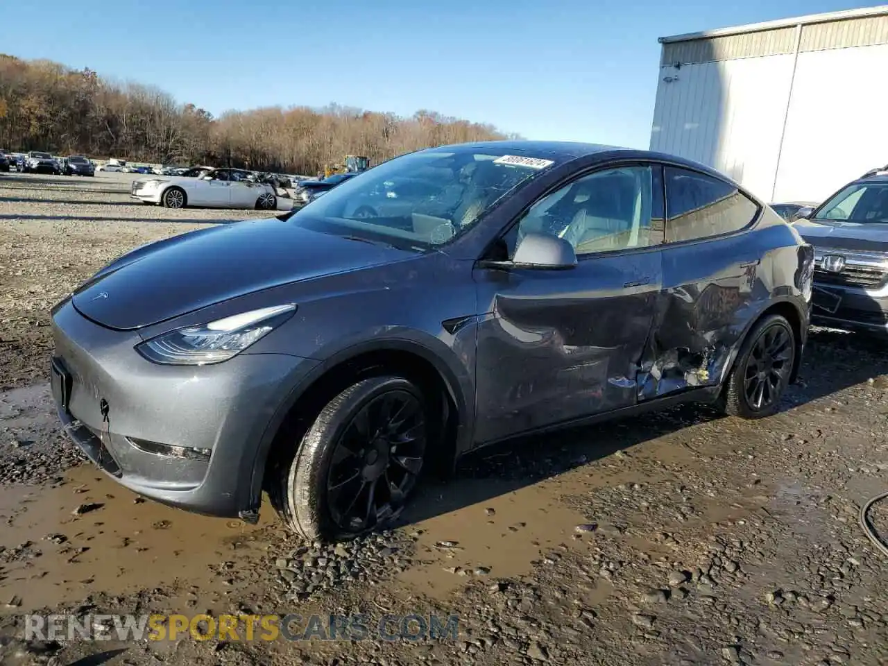 1 Photograph of a damaged car 7SAYGDEE4PA028616 TESLA MODEL Y 2023