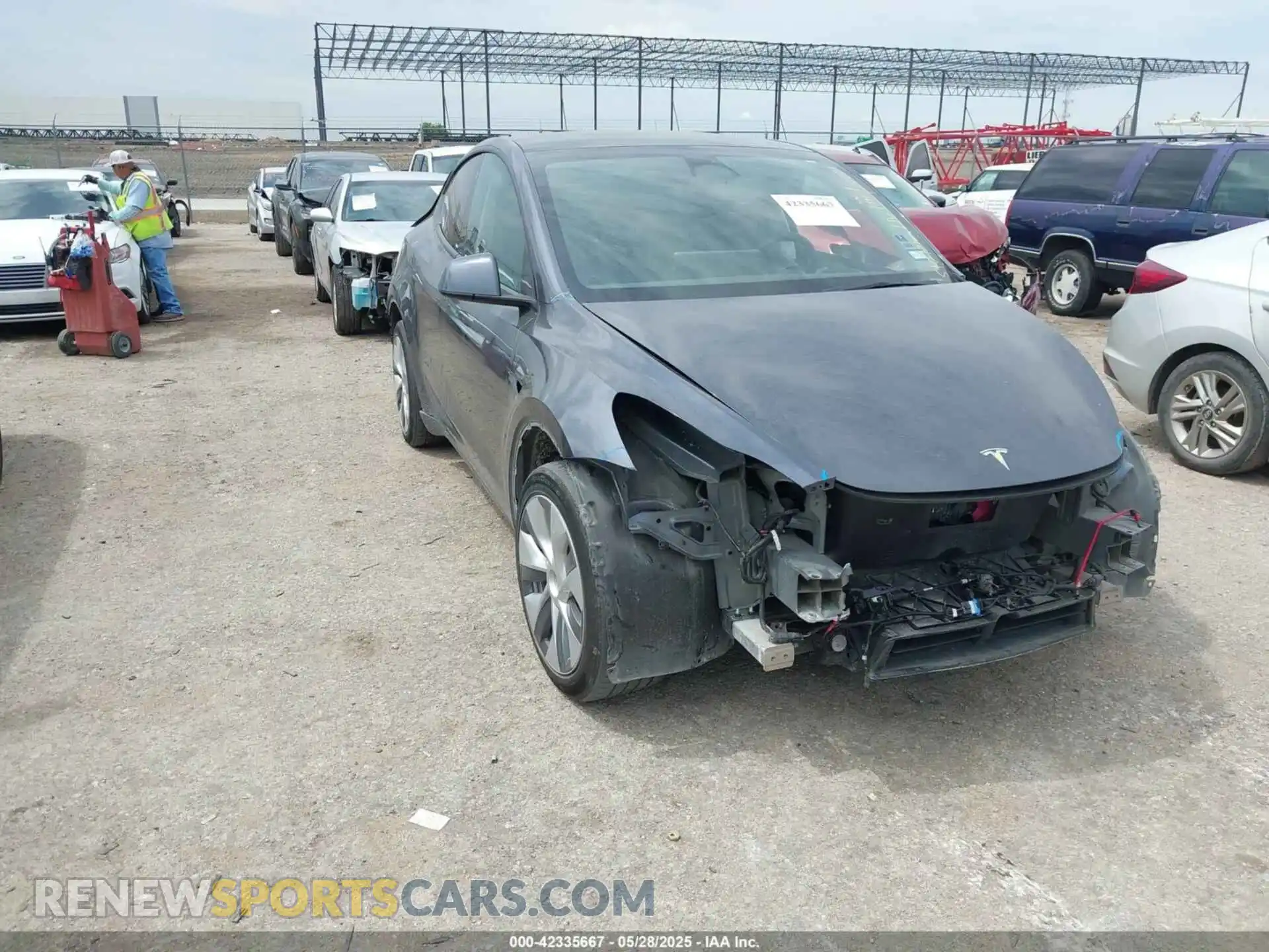 1 Photograph of a damaged car 7SAYGDEE4PA030138 TESLA MODEL Y 2023