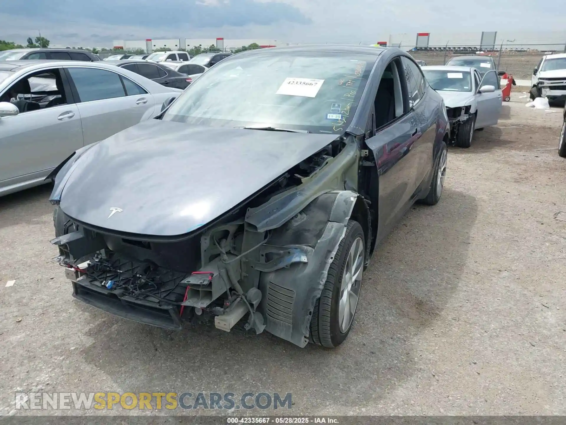 2 Photograph of a damaged car 7SAYGDEE4PA030138 TESLA MODEL Y 2023