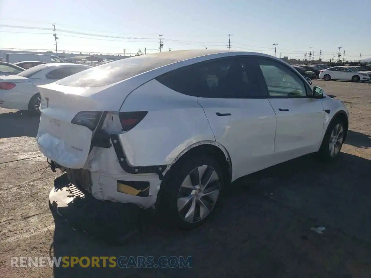 3 Photograph of a damaged car 7SAYGDEE4PA036523 TESLA MODEL Y 2023
