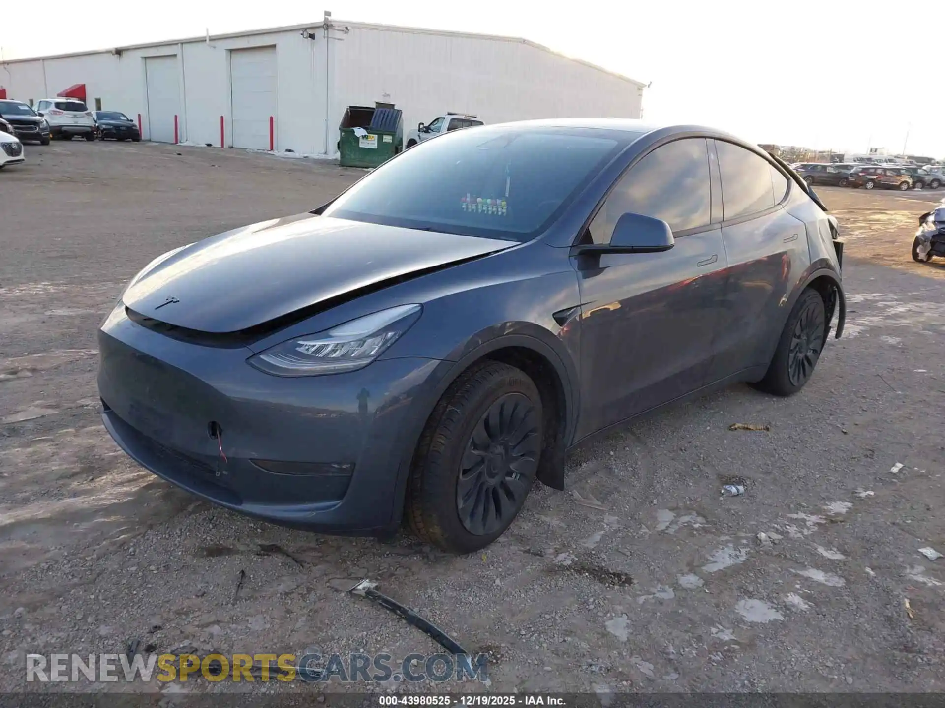 2 fotografías del automóvil dañado 7SAYGDEE4PA041656 TESLA MODEL Y 2023