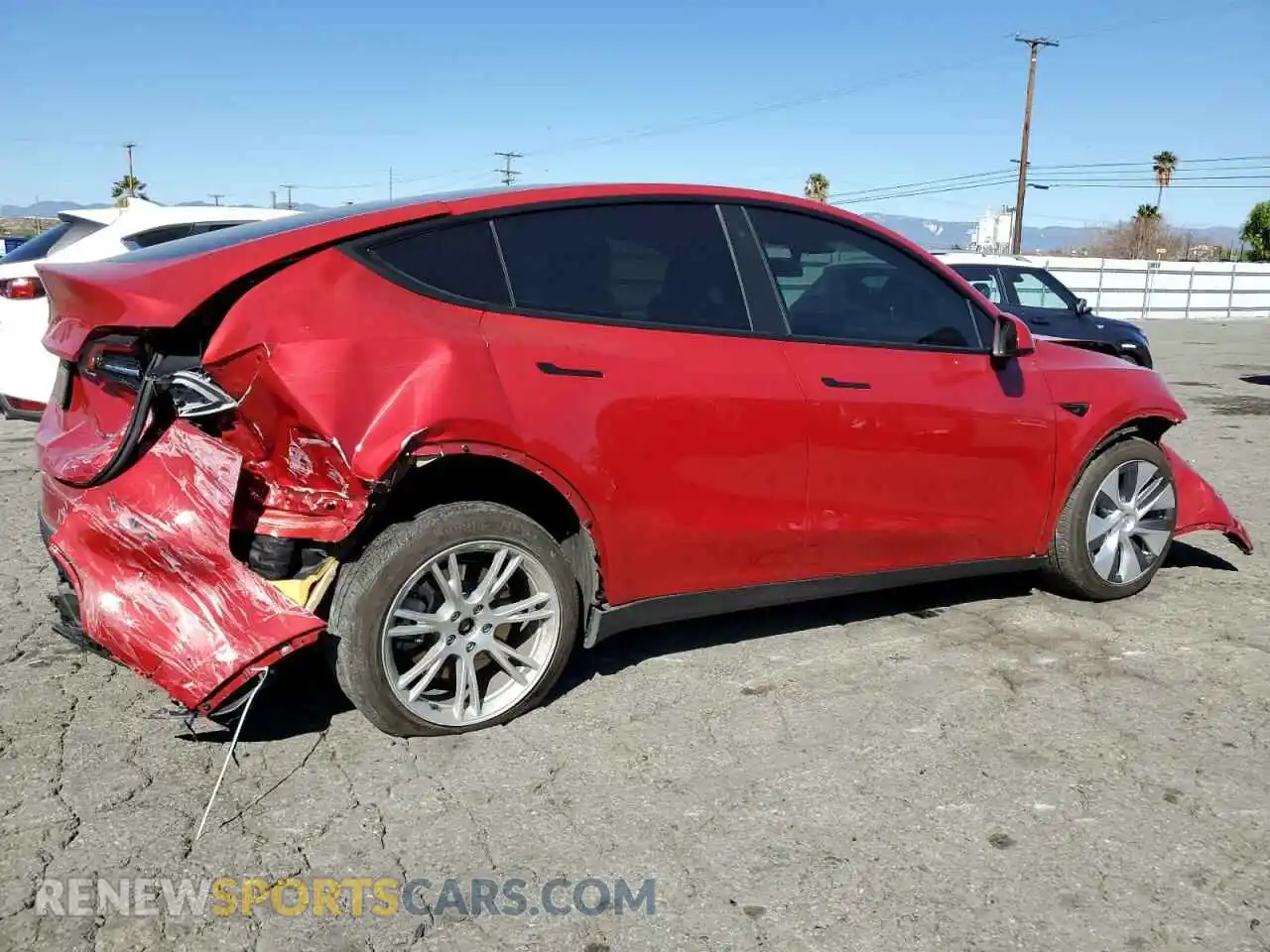 3 Photograph of a damaged car 7SAYGDEE4PA042905 TESLA MODEL Y 2023