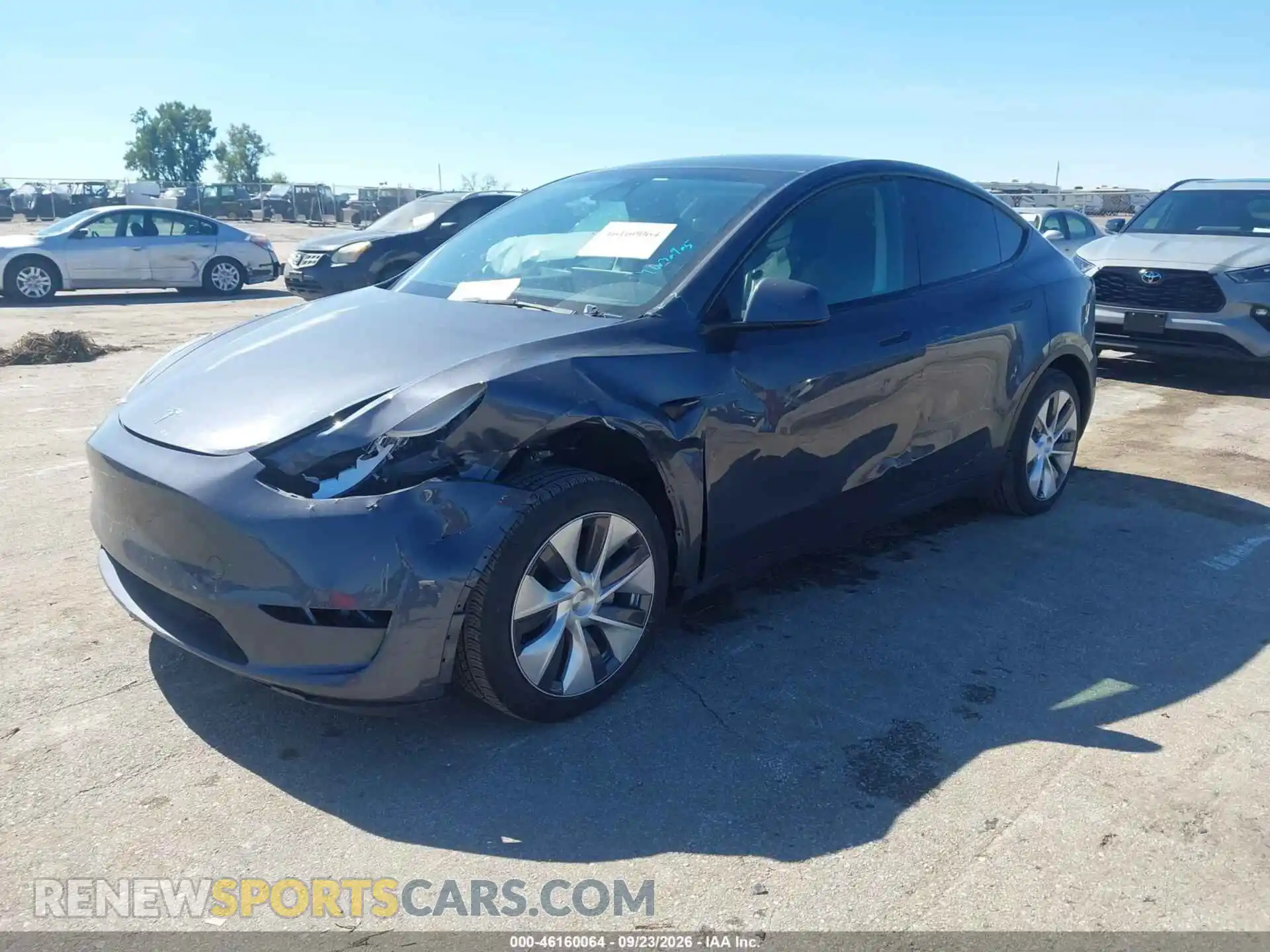 2 Photograph of a damaged car 7SAYGDEE4PA042936 TESLA MODEL Y 2023