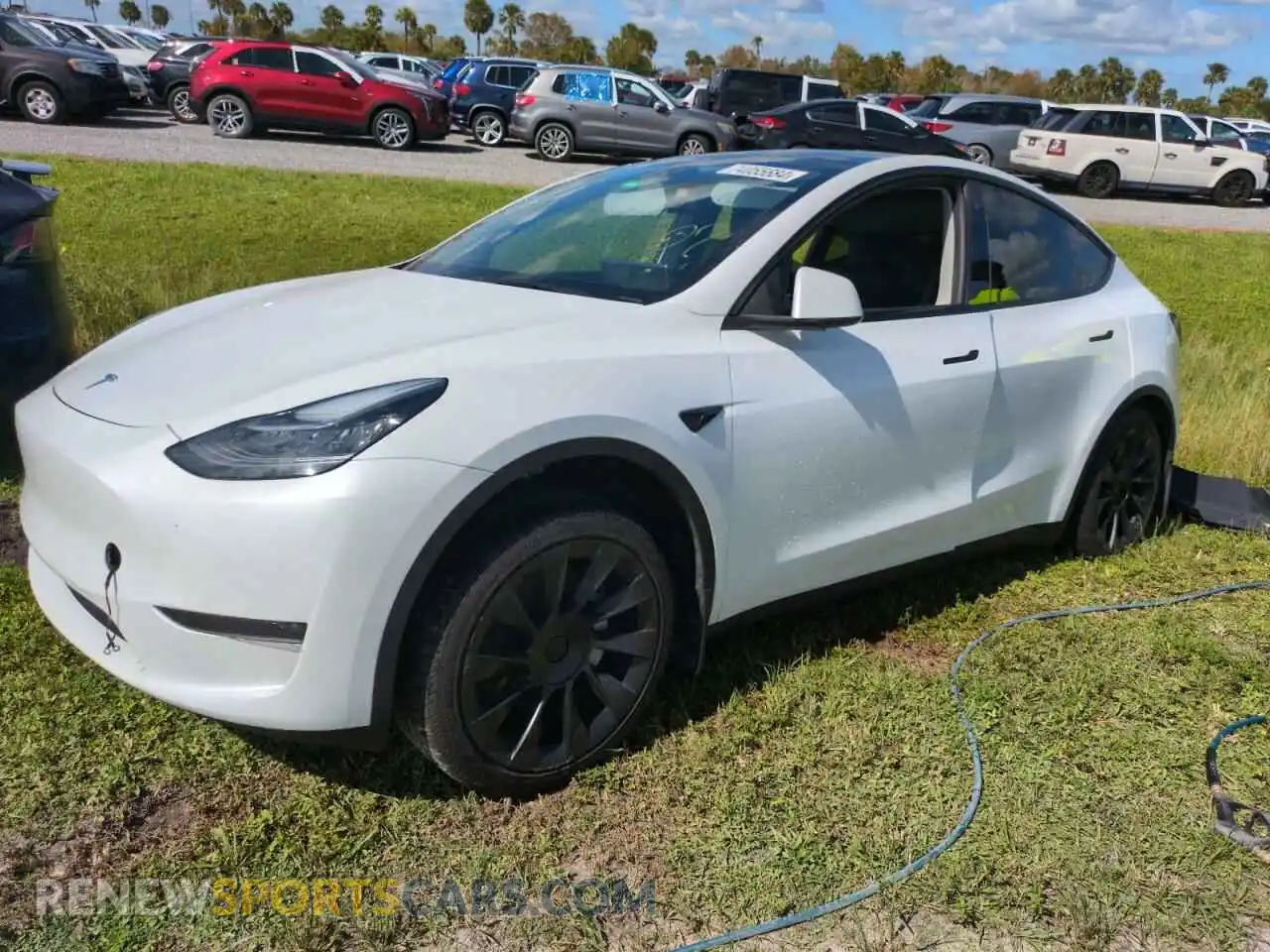 1 Photograph of a damaged car 7SAYGDEE4PA047098 TESLA MODEL Y 2023