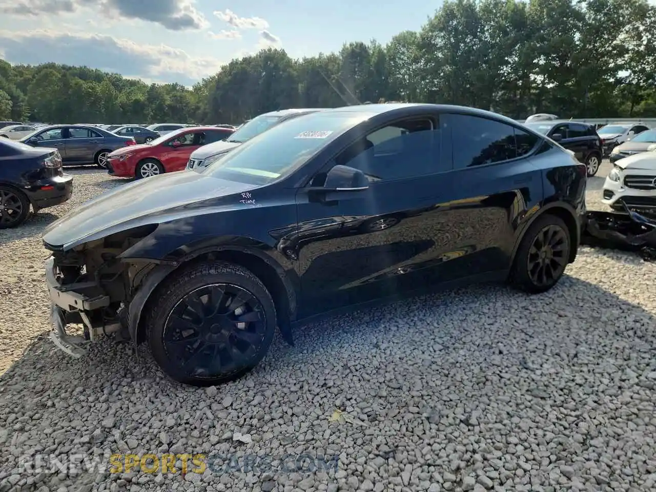 1 Photograph of a damaged car 7SAYGDEE4PA052527 TESLA MODEL Y 2023