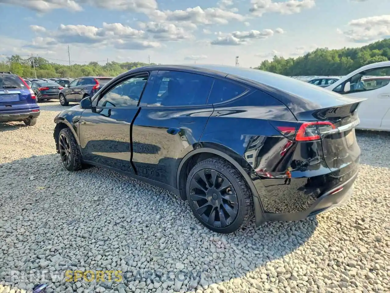 2 Photograph of a damaged car 7SAYGDEE4PA052527 TESLA MODEL Y 2023