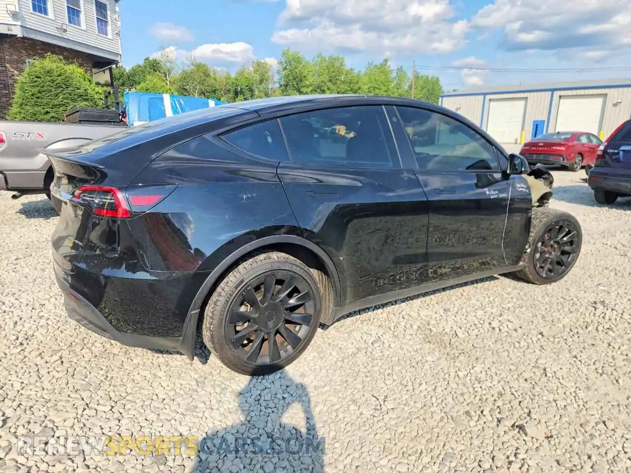 3 Photograph of a damaged car 7SAYGDEE4PA052527 TESLA MODEL Y 2023