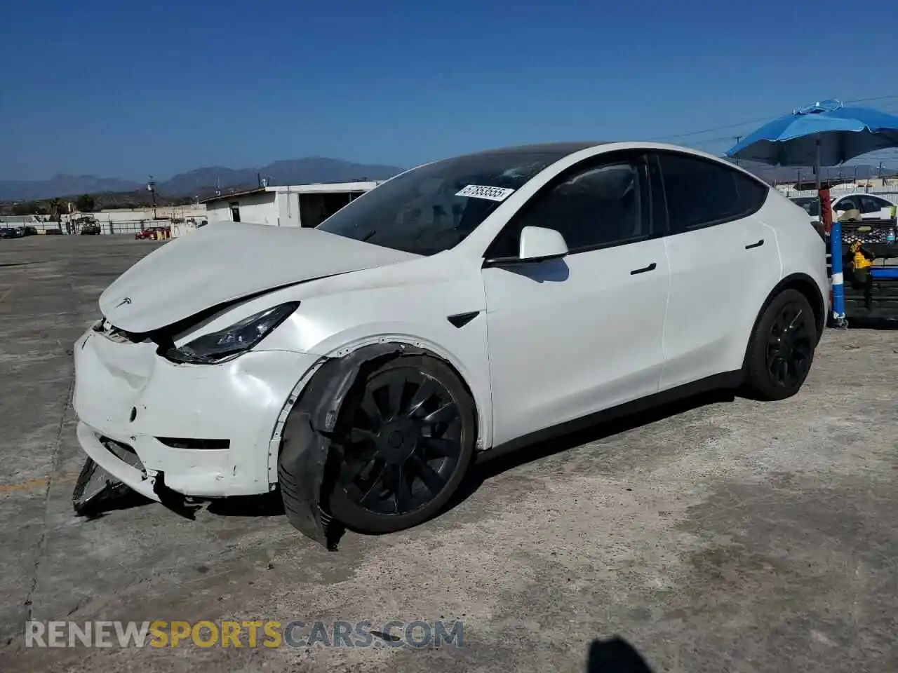 1 Photograph of a damaged car 7SAYGDEE4PA053094 TESLA MODEL Y 2023