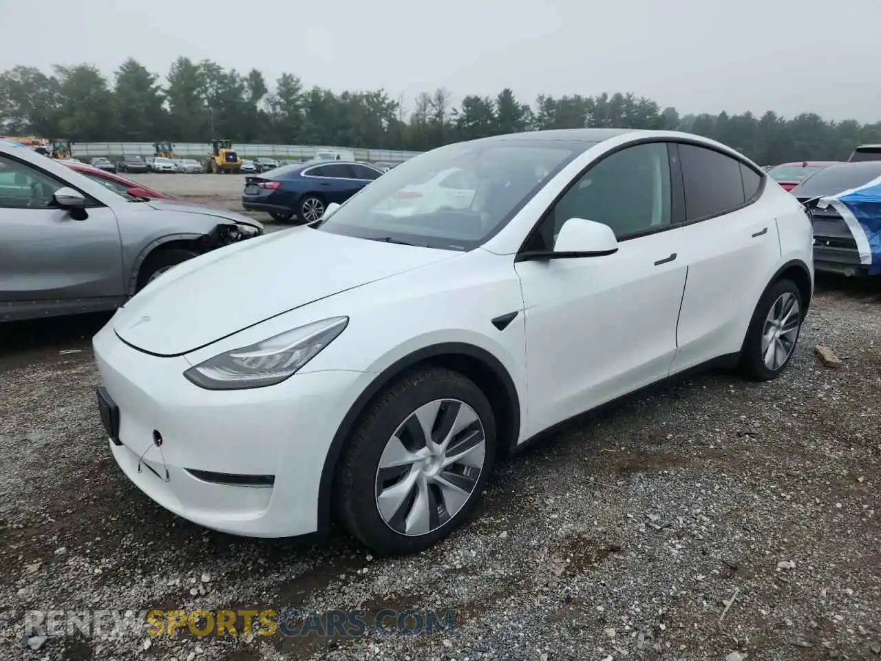 1 Photograph of a damaged car 7SAYGDEE4PA062880 TESLA MODEL Y 2023