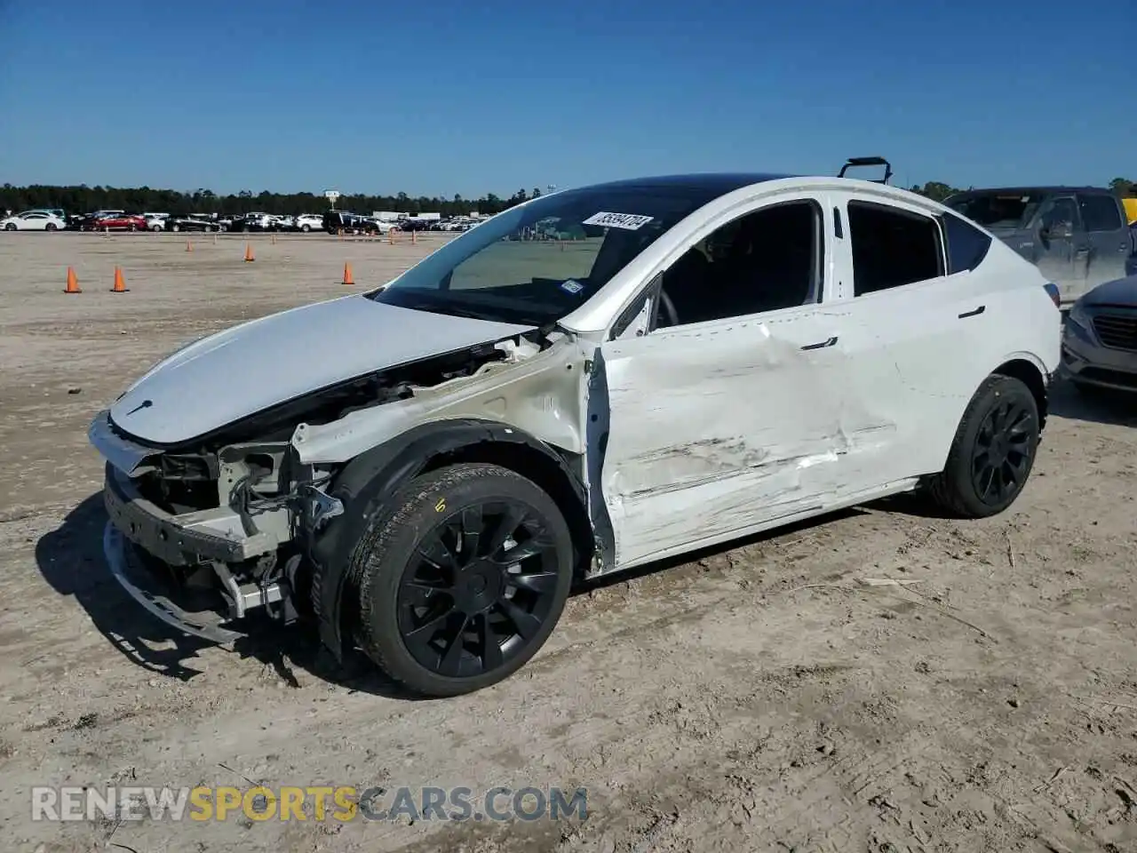1 Photograph of a damaged car 7SAYGDEE4PA071028 TESLA MODEL Y 2023