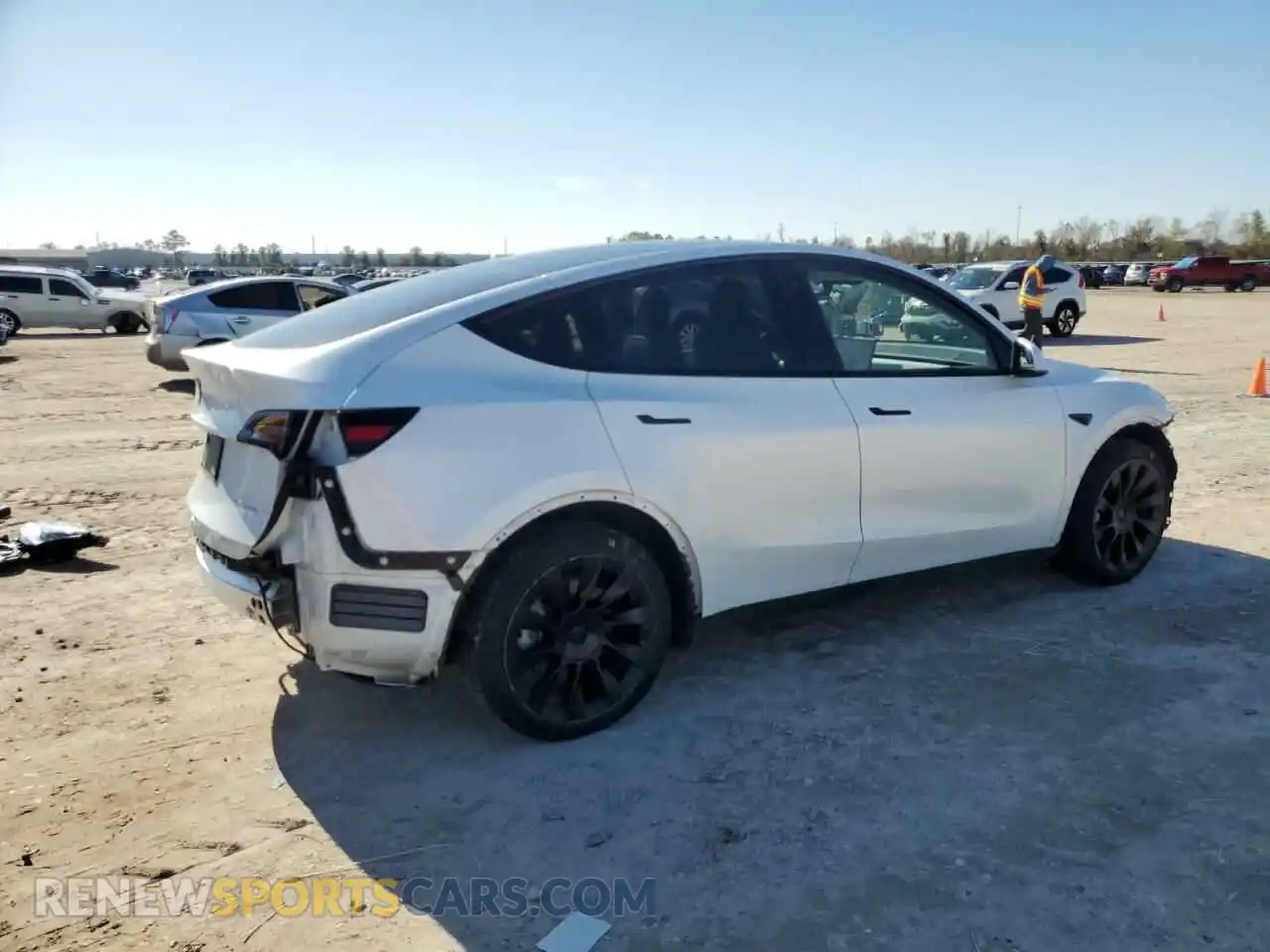 3 Photograph of a damaged car 7SAYGDEE4PA071028 TESLA MODEL Y 2023