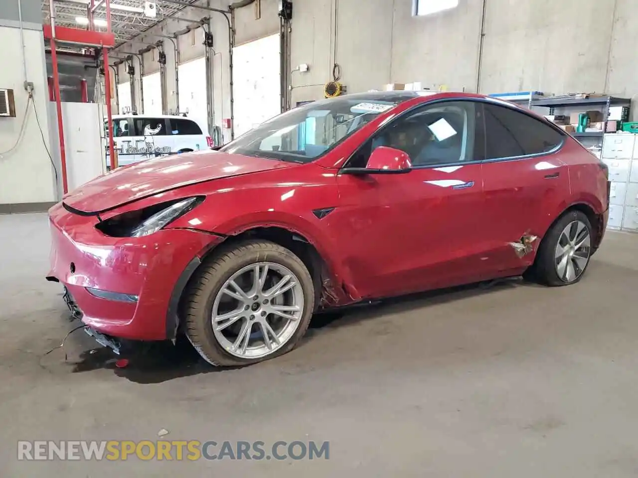 1 Photograph of a damaged car 7SAYGDEE4PA073748 TESLA MODEL Y 2023
