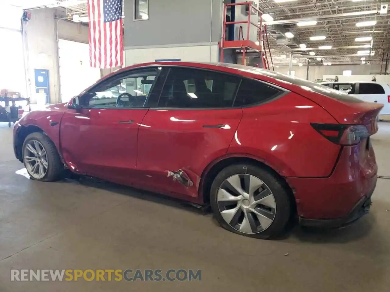 2 Photograph of a damaged car 7SAYGDEE4PA073748 TESLA MODEL Y 2023