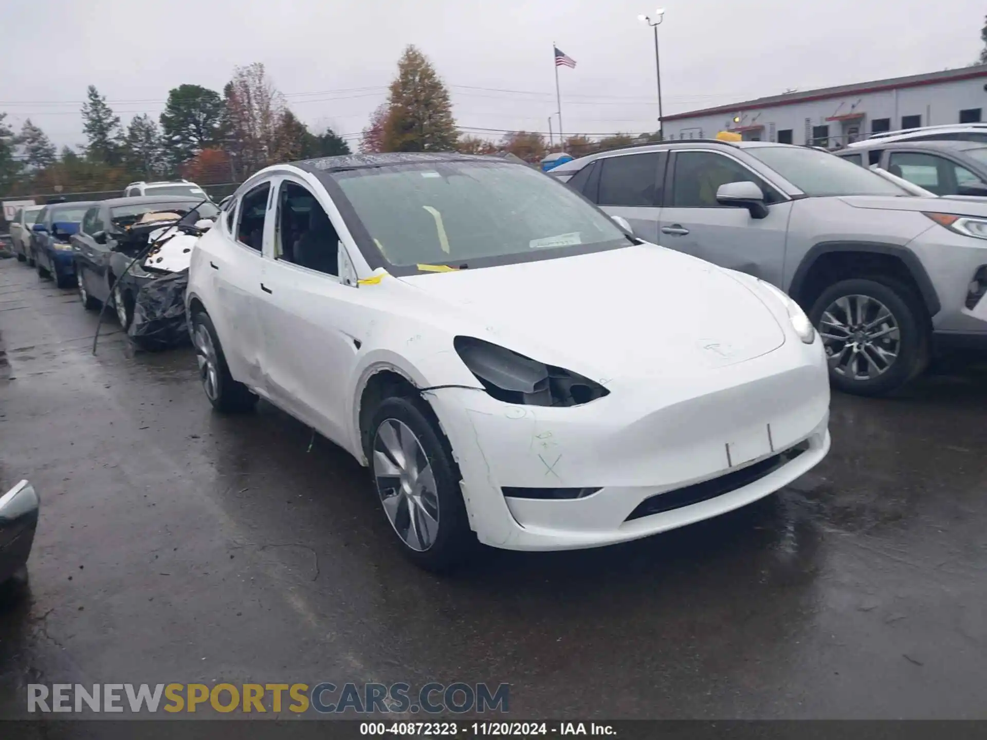 1 Фотография поврежденного автомобиля 7SAYGDEE4PA078626 TESLA MODEL Y 2023