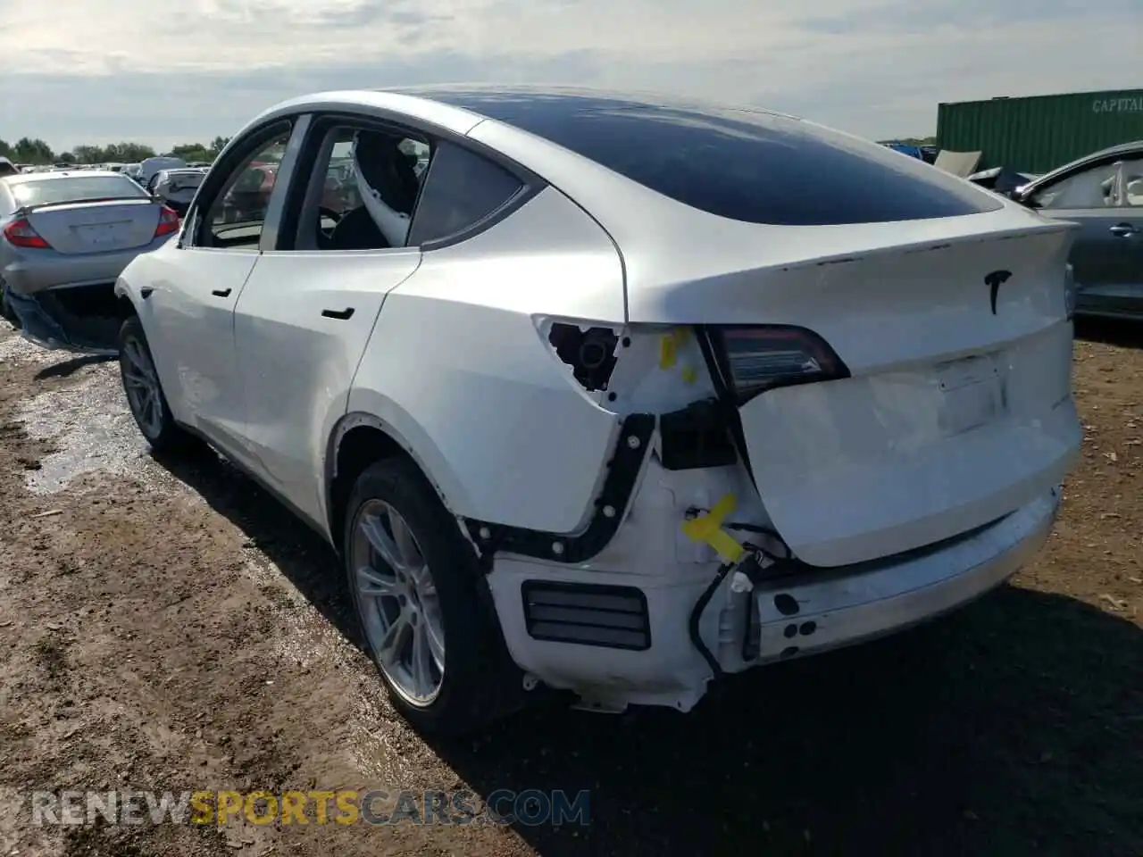 2 Photograph of a damaged car 7SAYGDEE4PA079484 TESLA MODEL Y 2023
