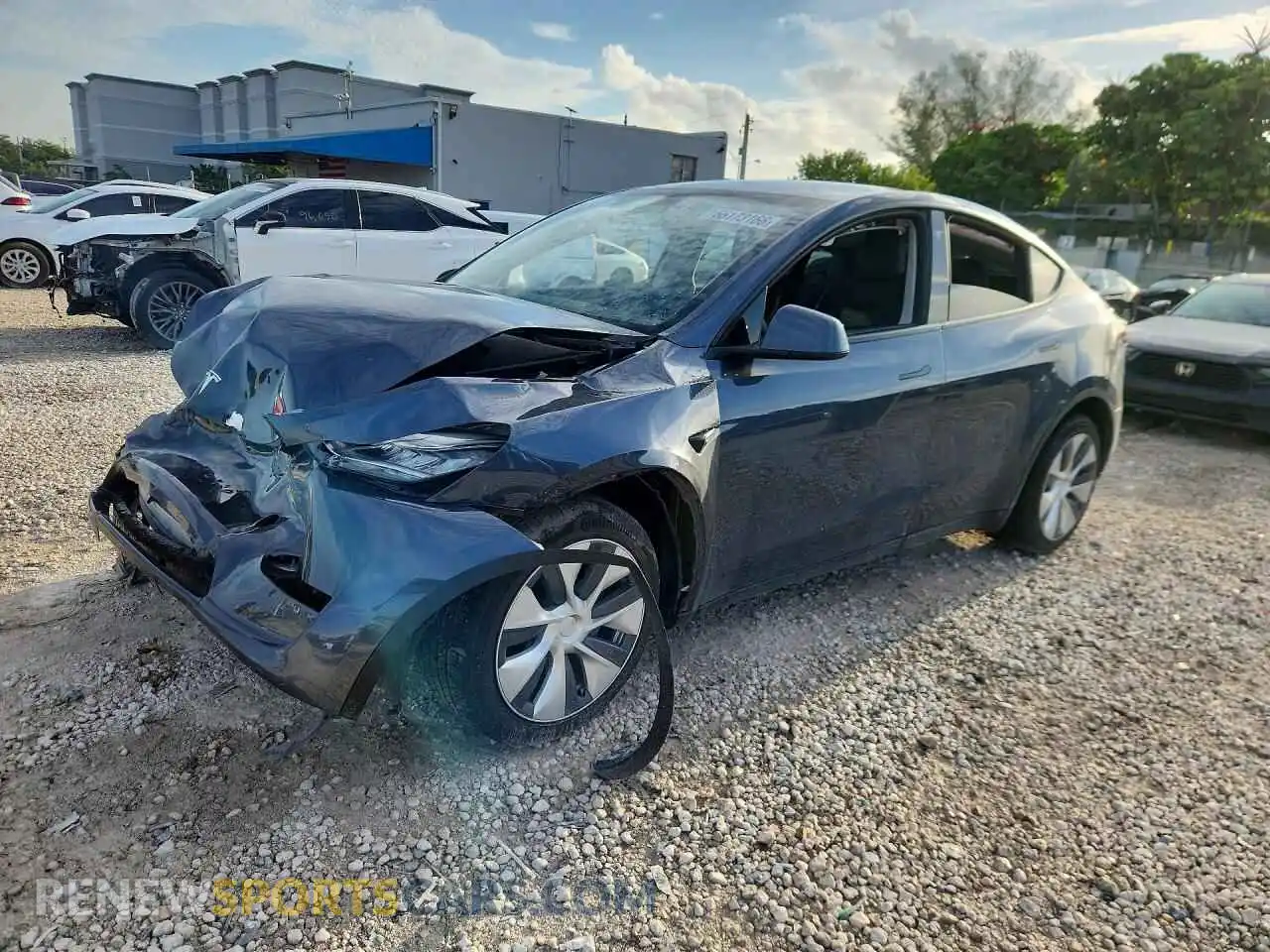 1 Photograph of a damaged car 7SAYGDEE4PA087553 TESLA MODEL Y 2023