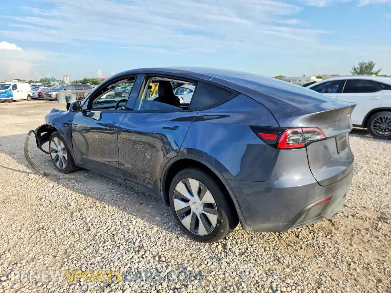 2 Photograph of a damaged car 7SAYGDEE4PA087553 TESLA MODEL Y 2023