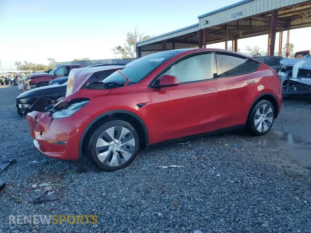 1 Photograph of a damaged car 7SAYGDEE4PA091893 TESLA MODEL Y 2023