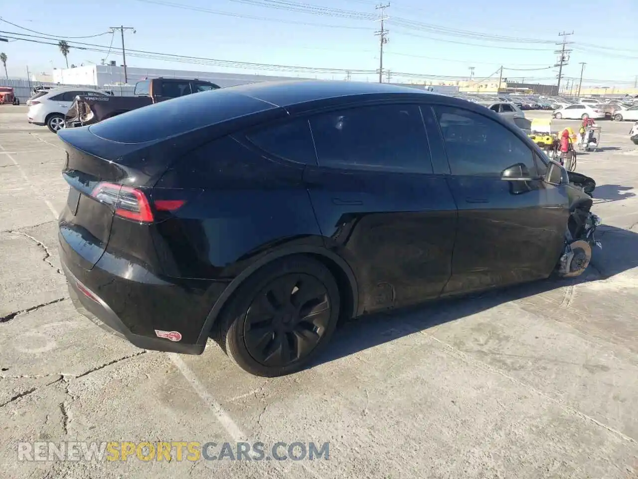 3 Photograph of a damaged car 7SAYGDEE4PA097077 TESLA MODEL Y 2023