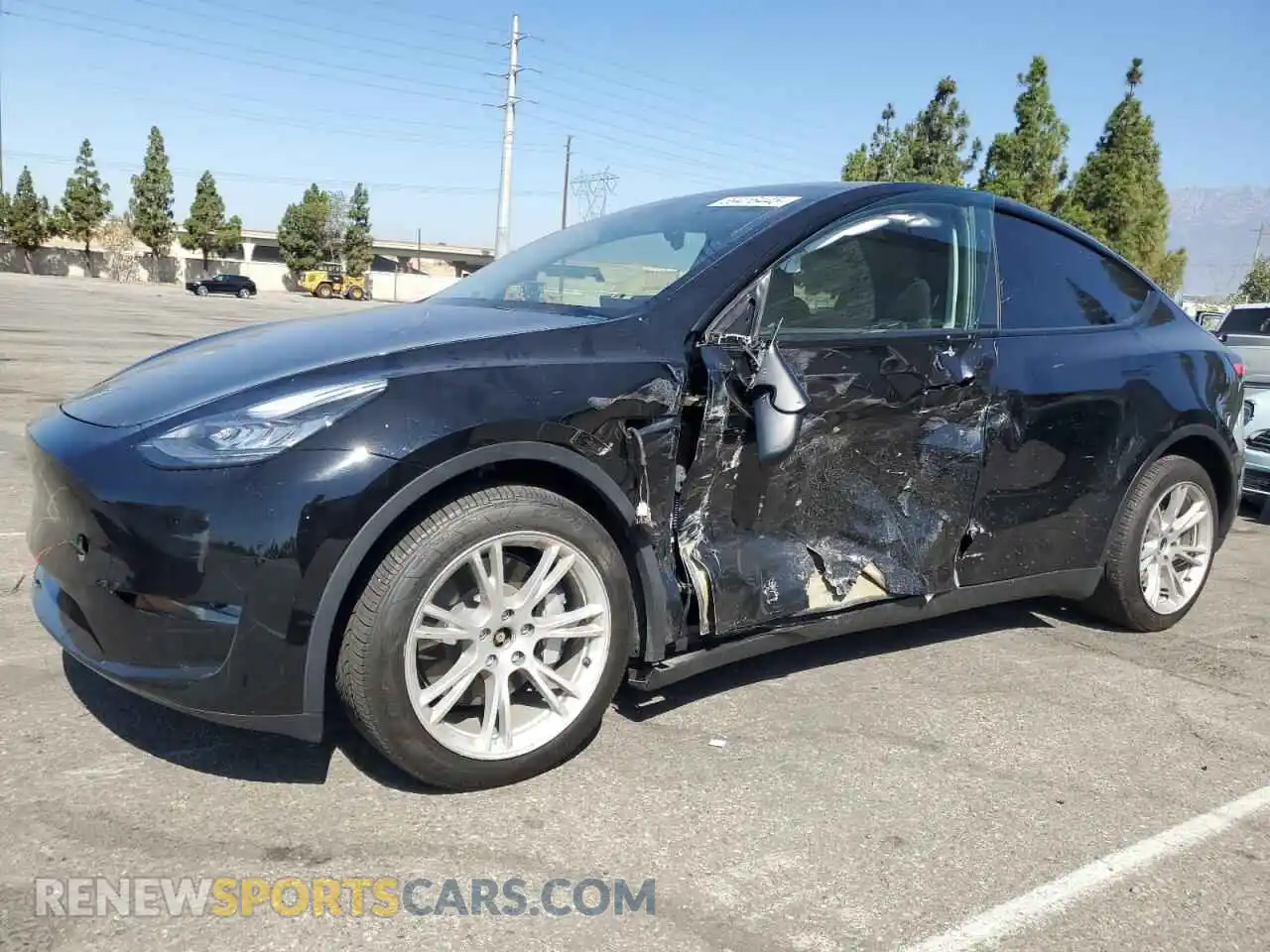 1 Photograph of a damaged car 7SAYGDEE4PA098083 TESLA MODEL Y 2023