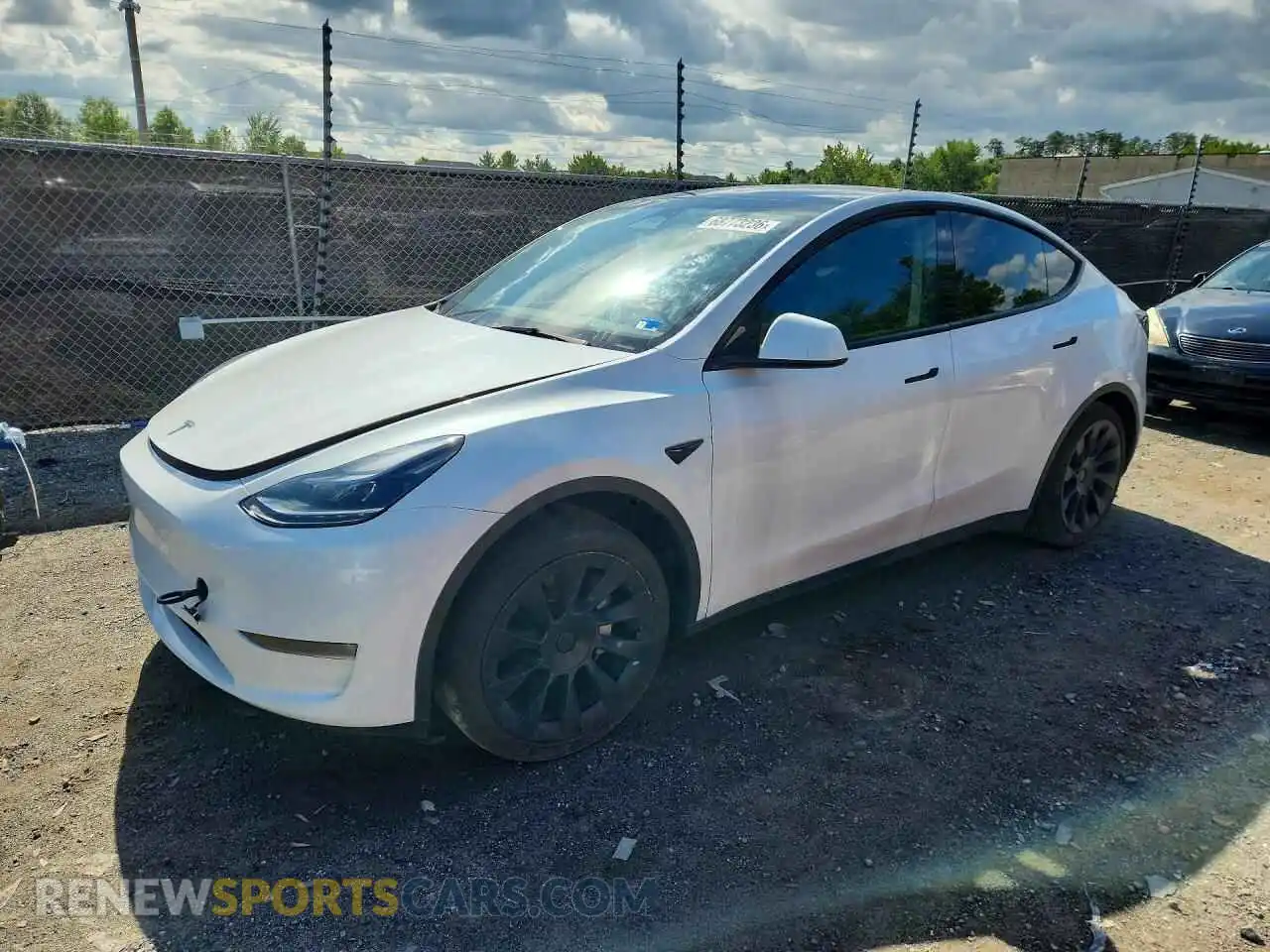 1 Фотография поврежденного автомобиля 7SAYGDEE4PA101225 TESLA MODEL Y 2023