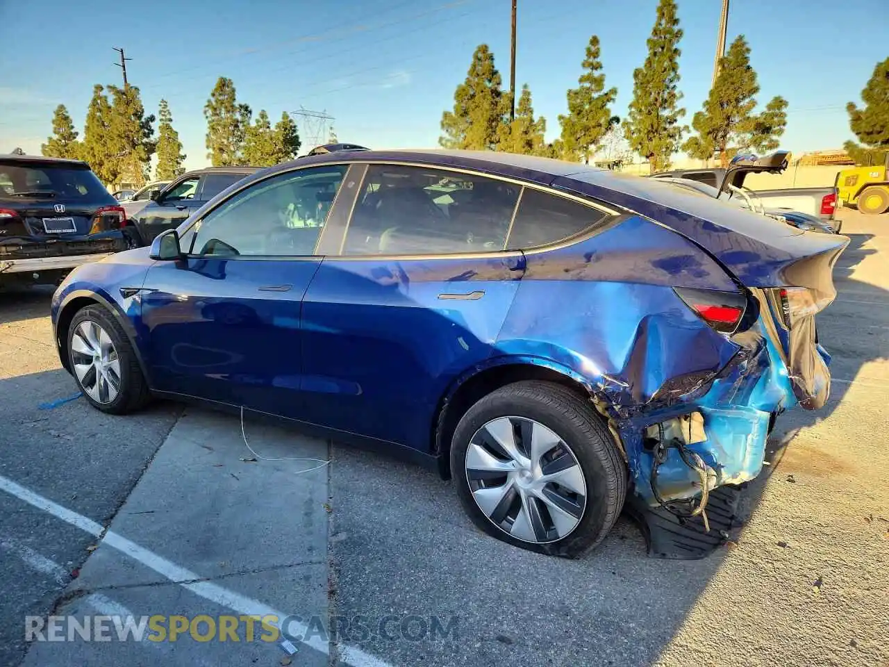 2 Photograph of a damaged car 7SAYGDEE4PA102617 TESLA MODEL Y 2023