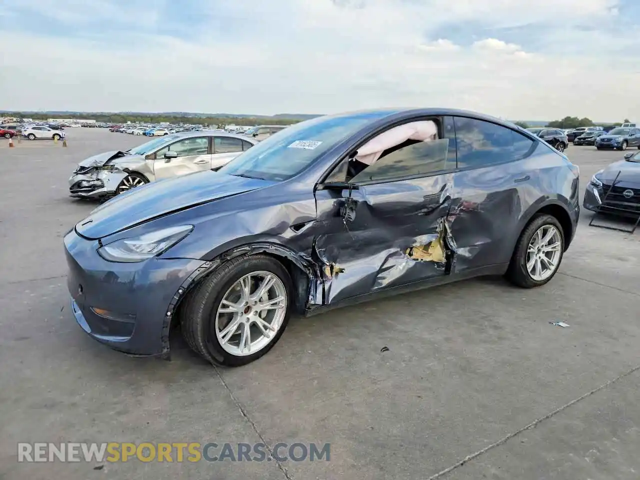 1 Фотография поврежденного автомобиля 7SAYGDEE4PA103735 TESLA MODEL Y 2023