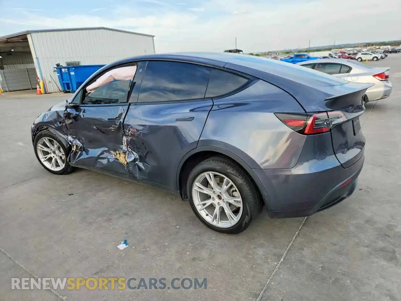 2 Фотография поврежденного автомобиля 7SAYGDEE4PA103735 TESLA MODEL Y 2023