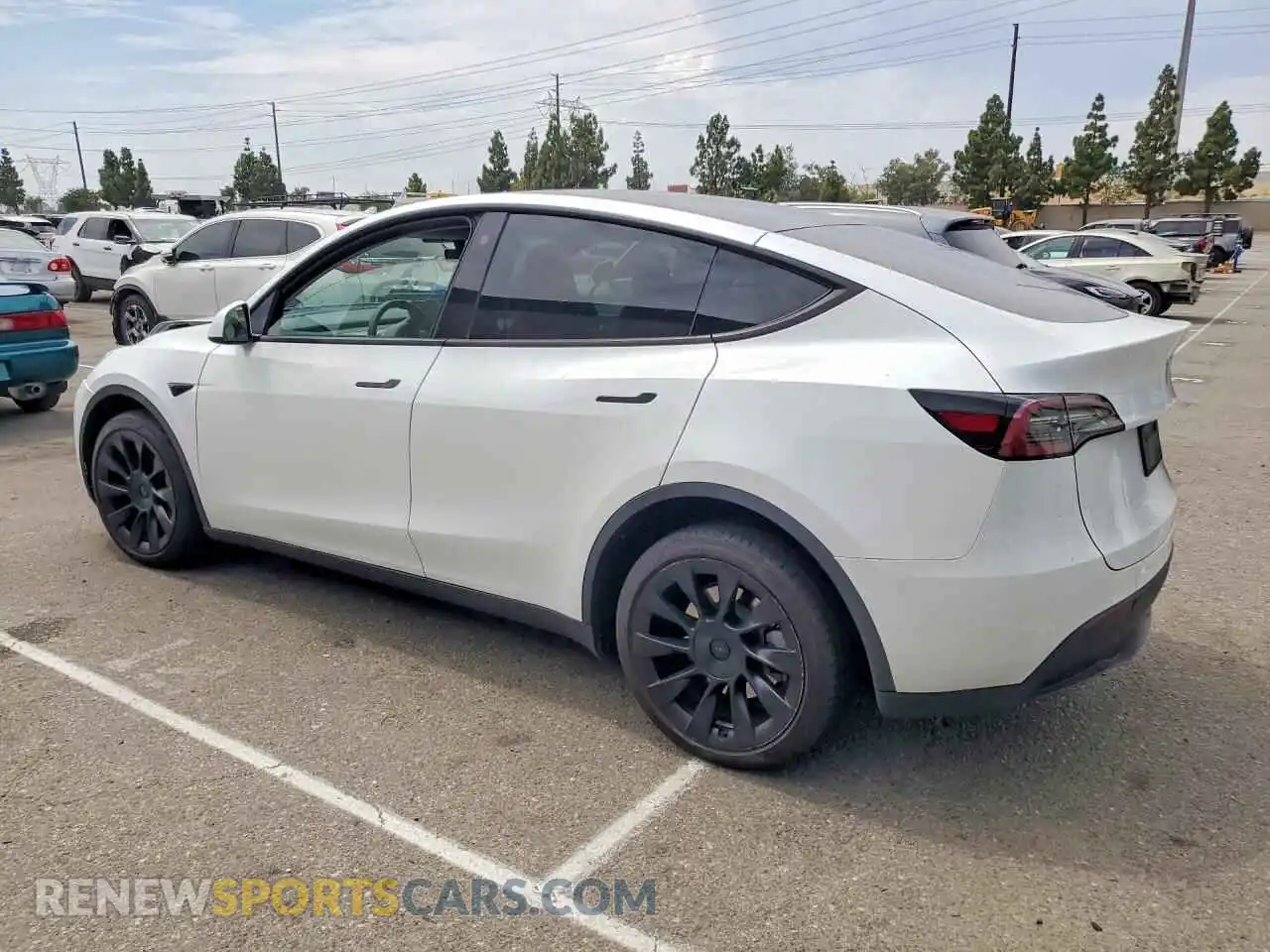 2 fotografías del automóvil dañado 7SAYGDEE4PA112404 TESLA MODEL Y 2023