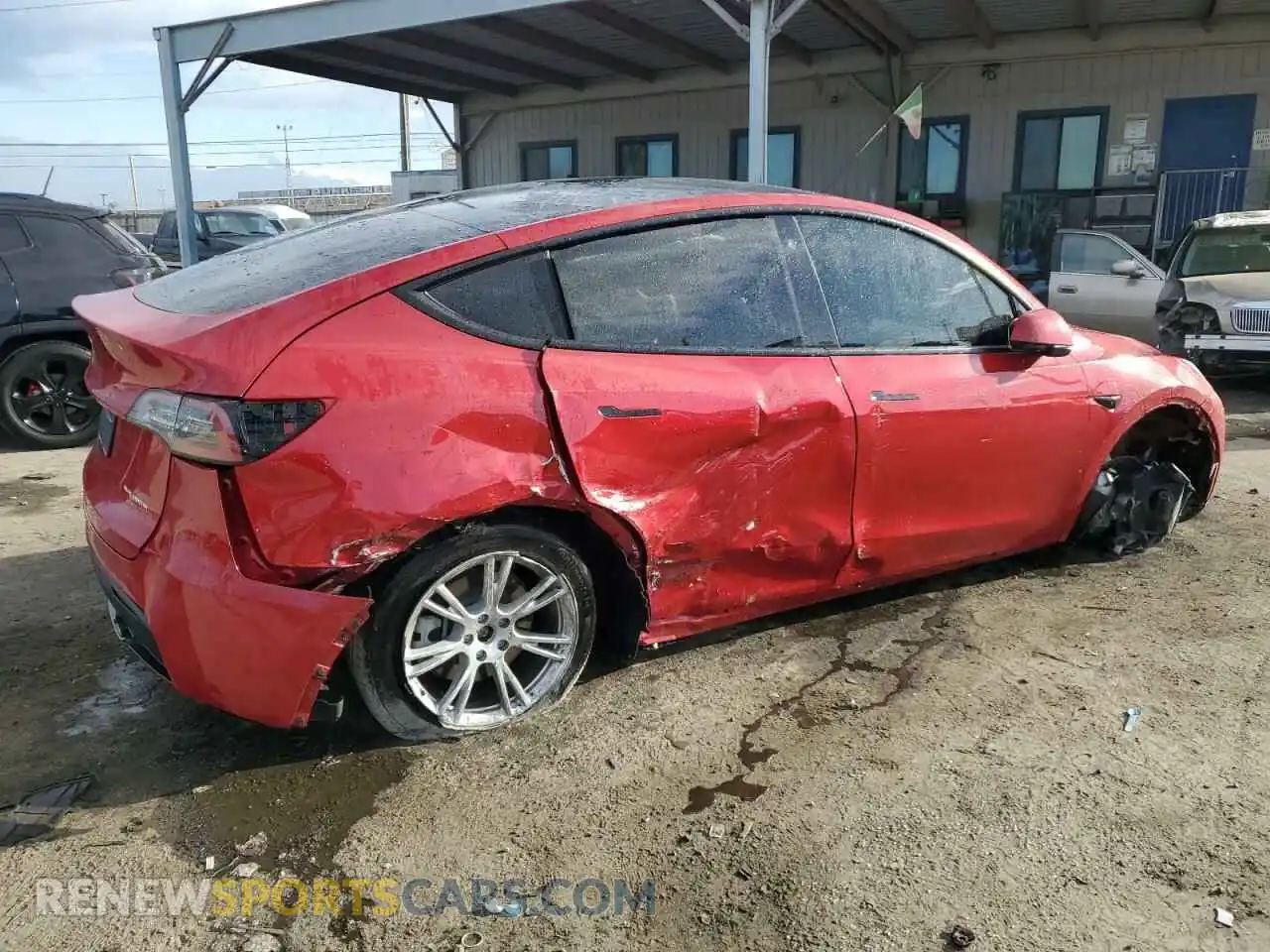 3 Photograph of a damaged car 7SAYGDEE4PA114668 TESLA MODEL Y 2023