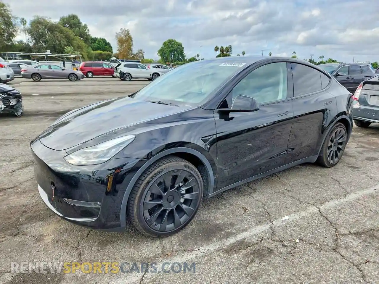 1 Photograph of a damaged car 7SAYGDEE4PA118154 TESLA MODEL Y 2023
