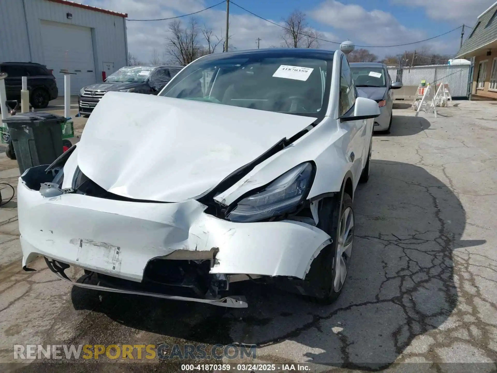 2 Photograph of a damaged car 7SAYGDEE4PA119854 TESLA MODEL Y 2023