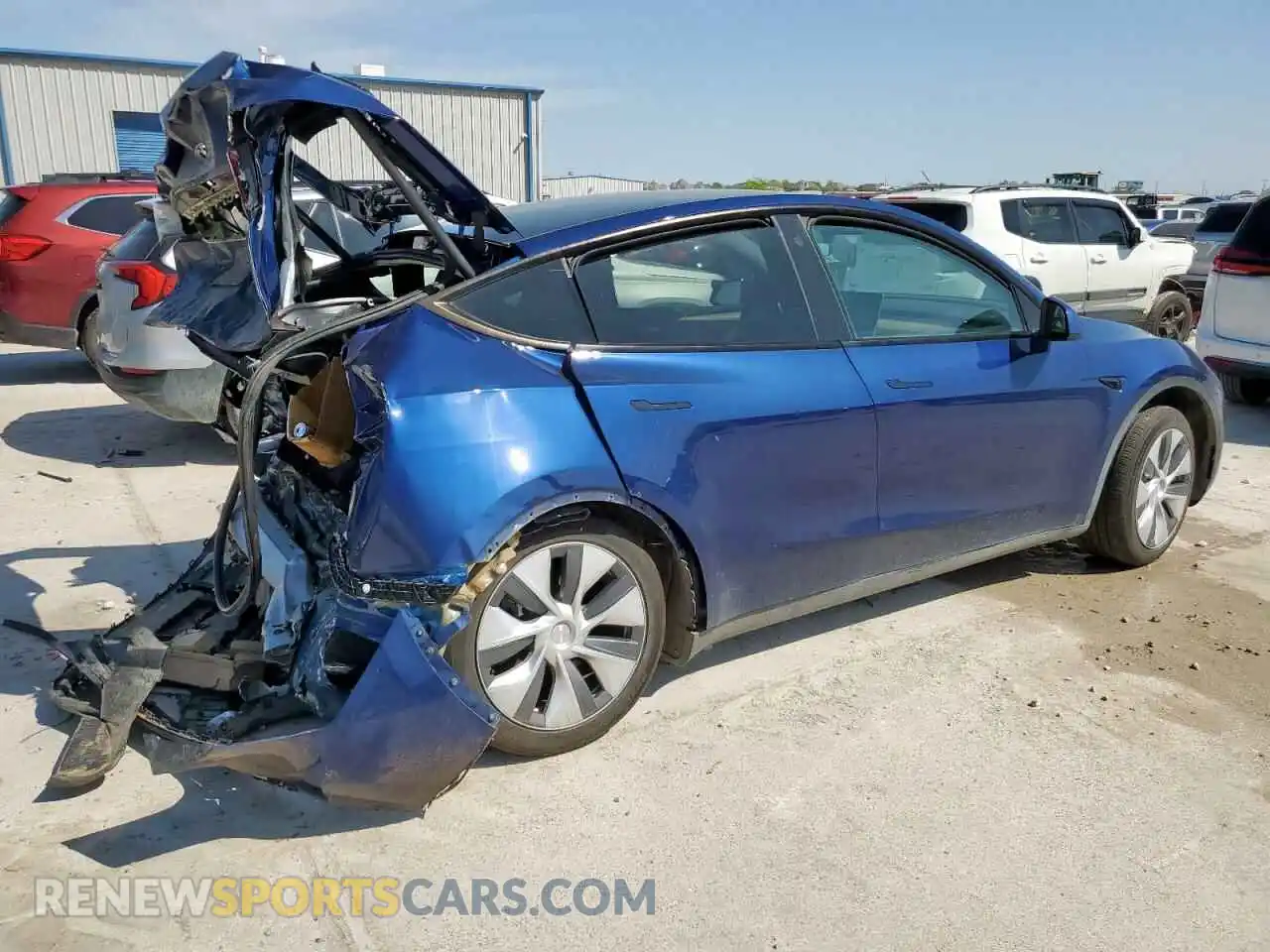3 Photograph of a damaged car 7SAYGDEE4PA122706 TESLA MODEL Y 2023
