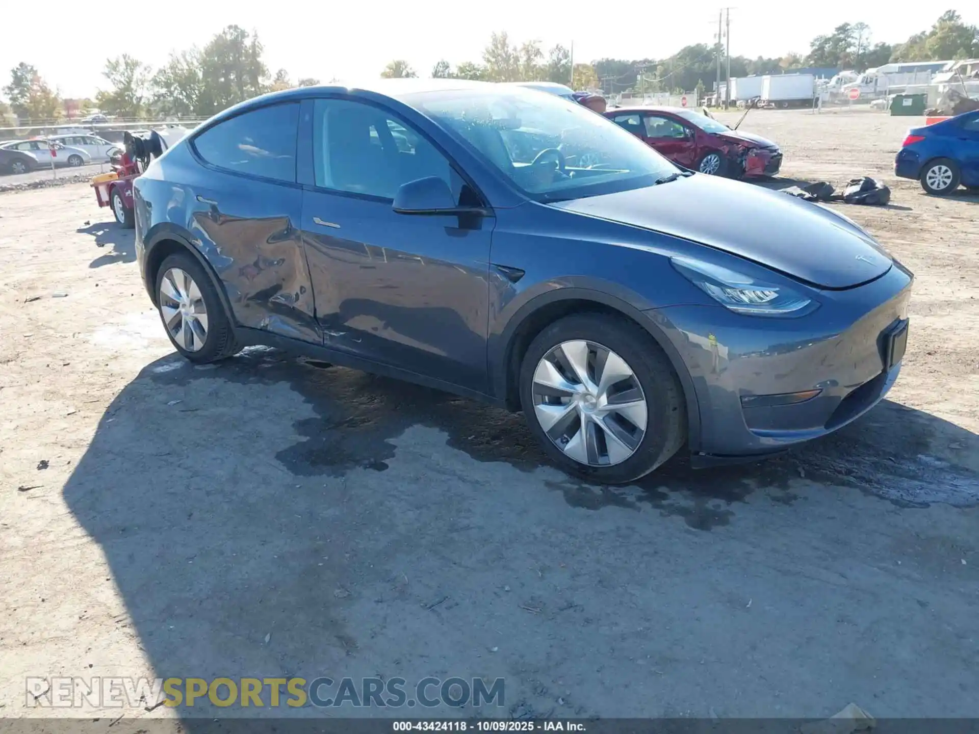 1 Photograph of a damaged car 7SAYGDEE4PA124374 TESLA MODEL Y 2023
