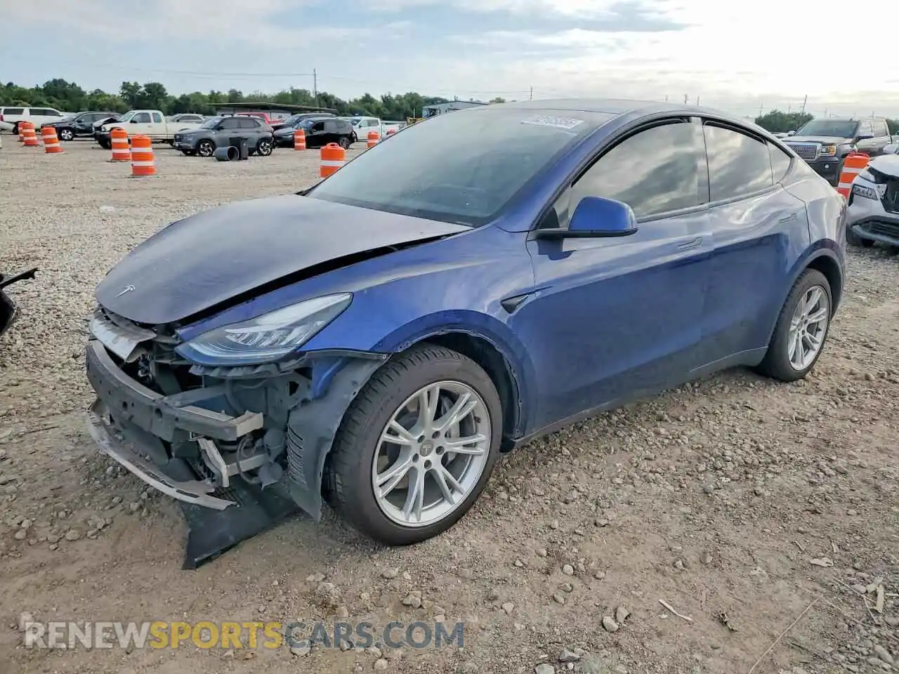 1 Photograph of a damaged car 7SAYGDEE4PA135861 TESLA MODEL Y 2023