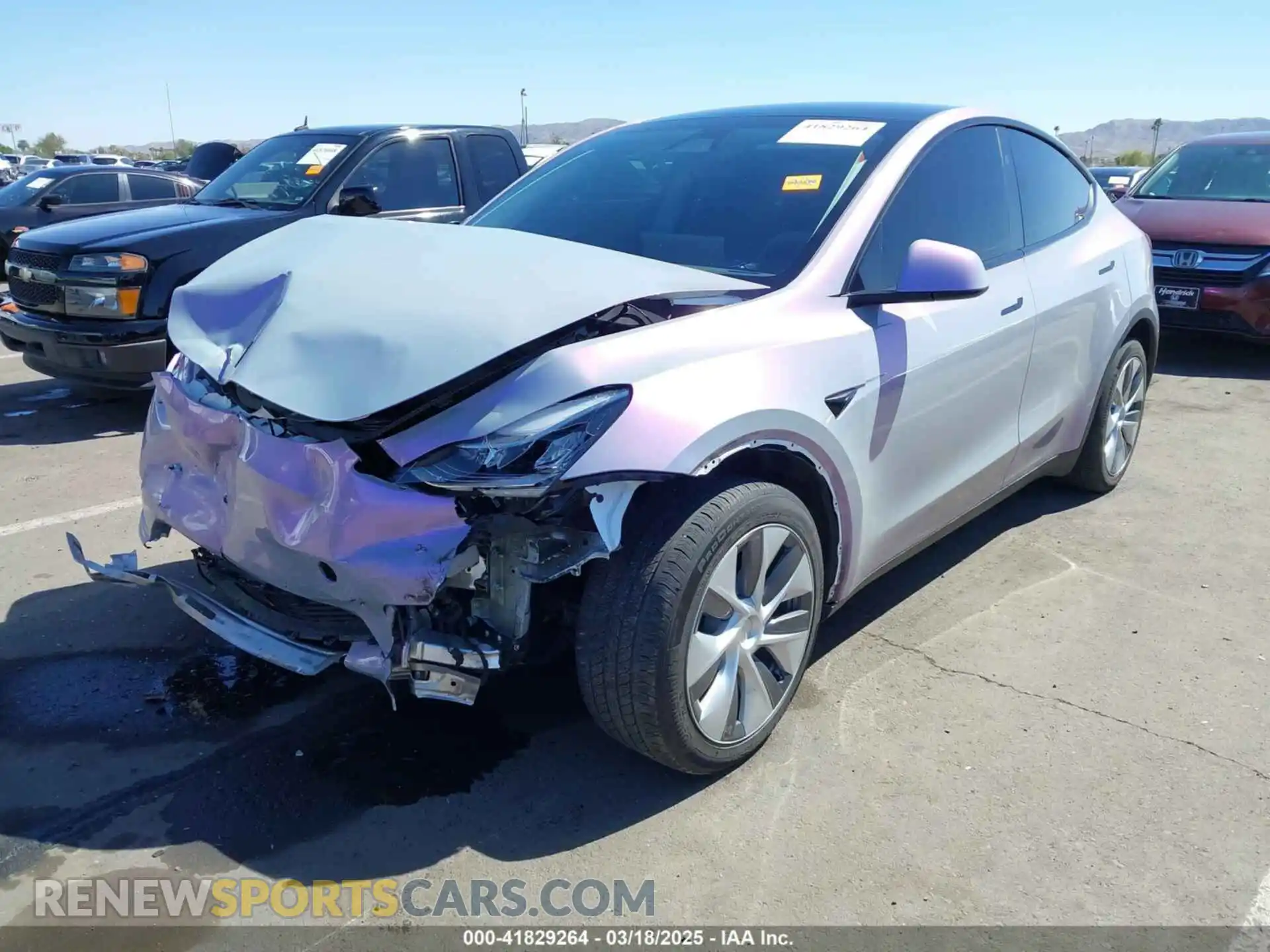 2 Photograph of a damaged car 7SAYGDEE4PA136413 TESLA MODEL Y 2023