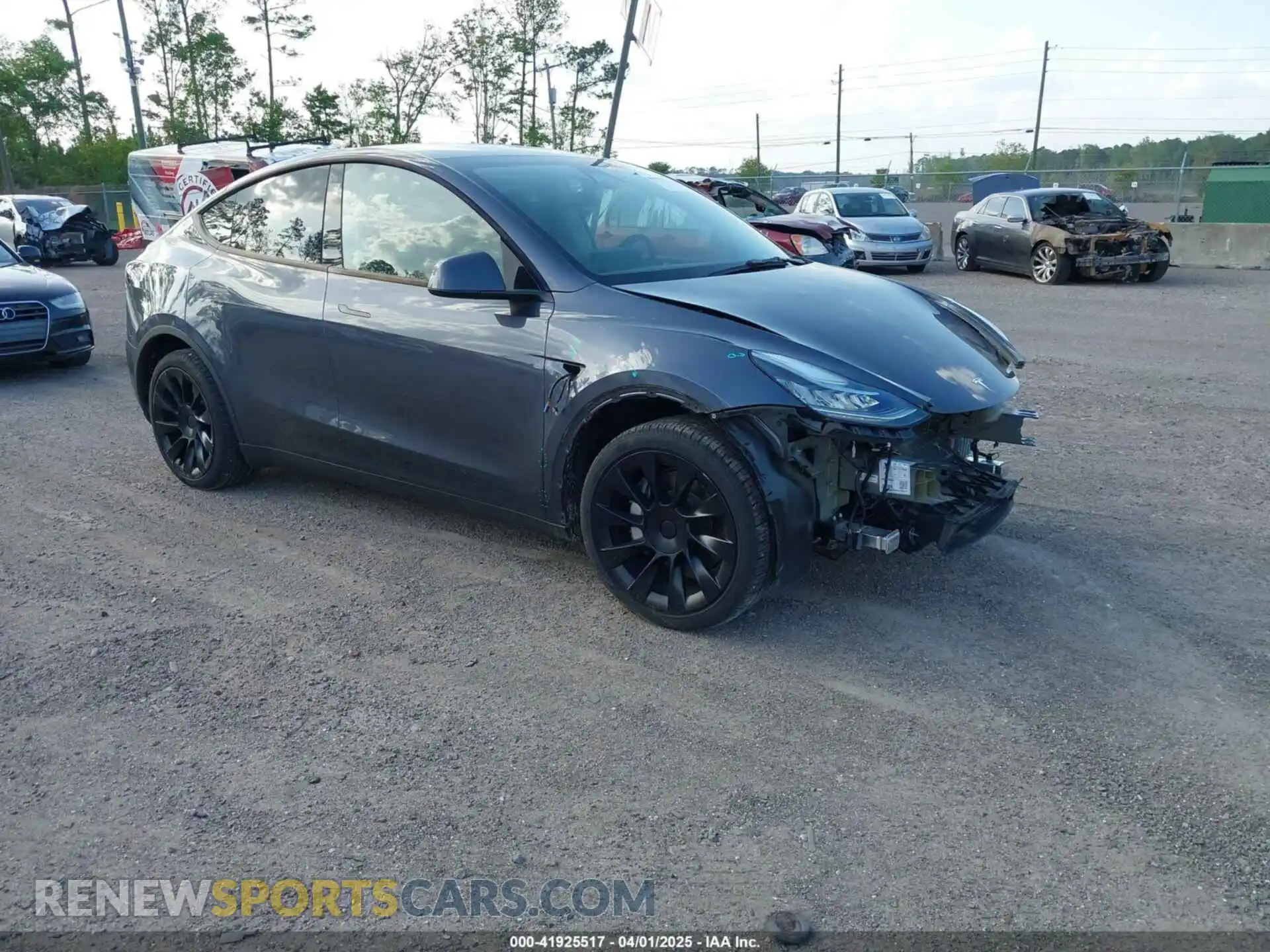 1 Photograph of a damaged car 7SAYGDEE4PA139277 TESLA MODEL Y 2023