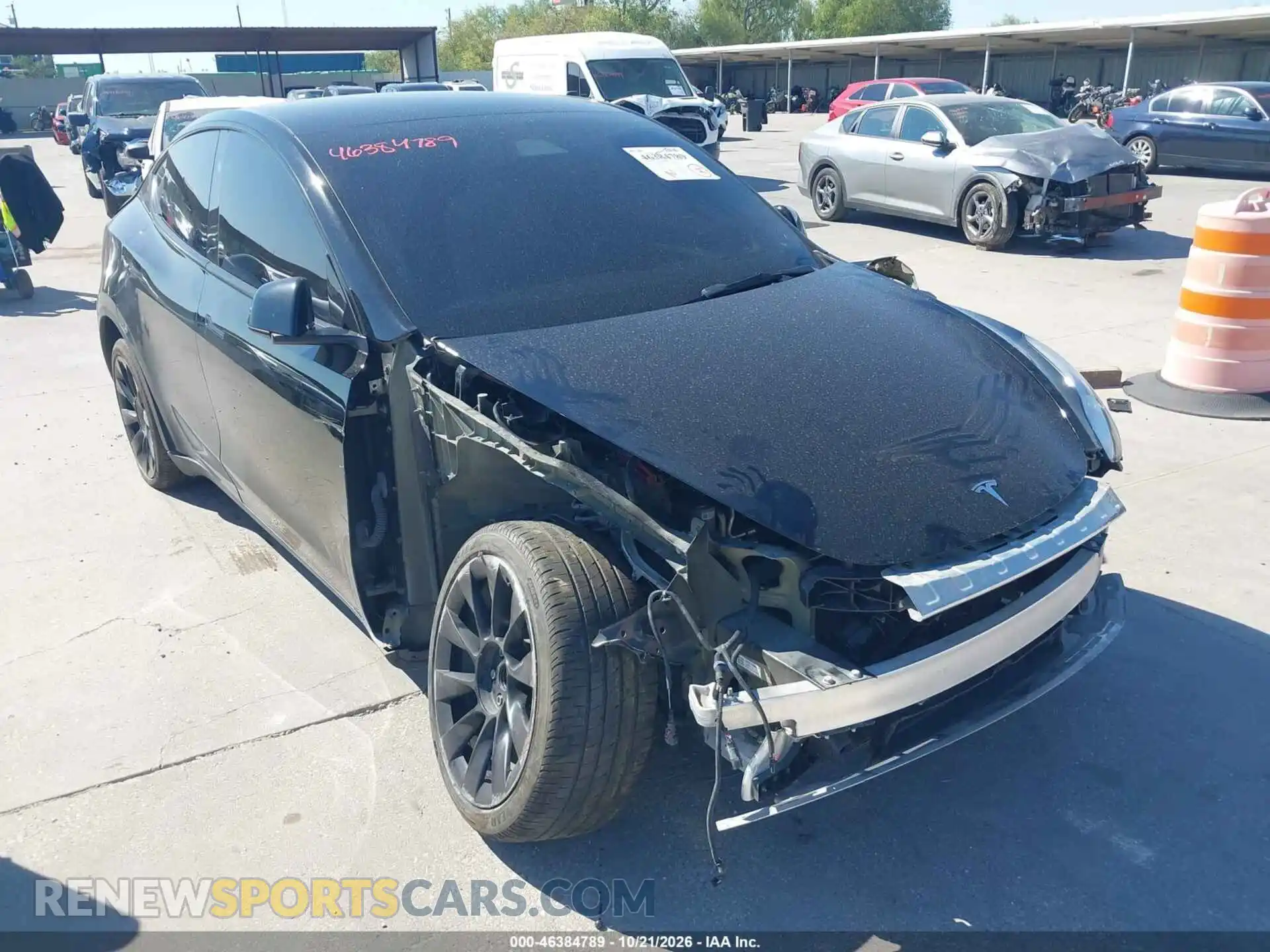 1 fotografías del automóvil dañado 7SAYGDEE4PA145421 TESLA MODEL Y 2023